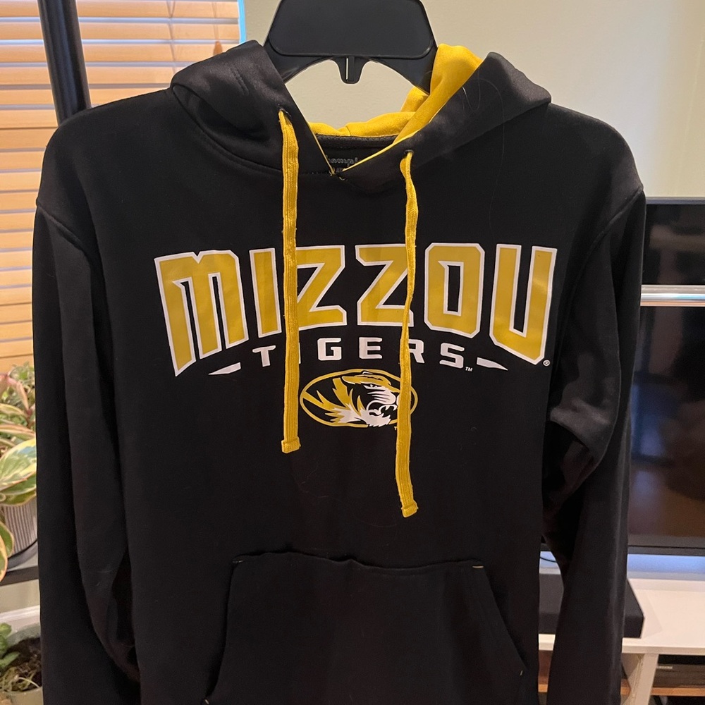 Champion Black and Yellow Mizzou Hoodie